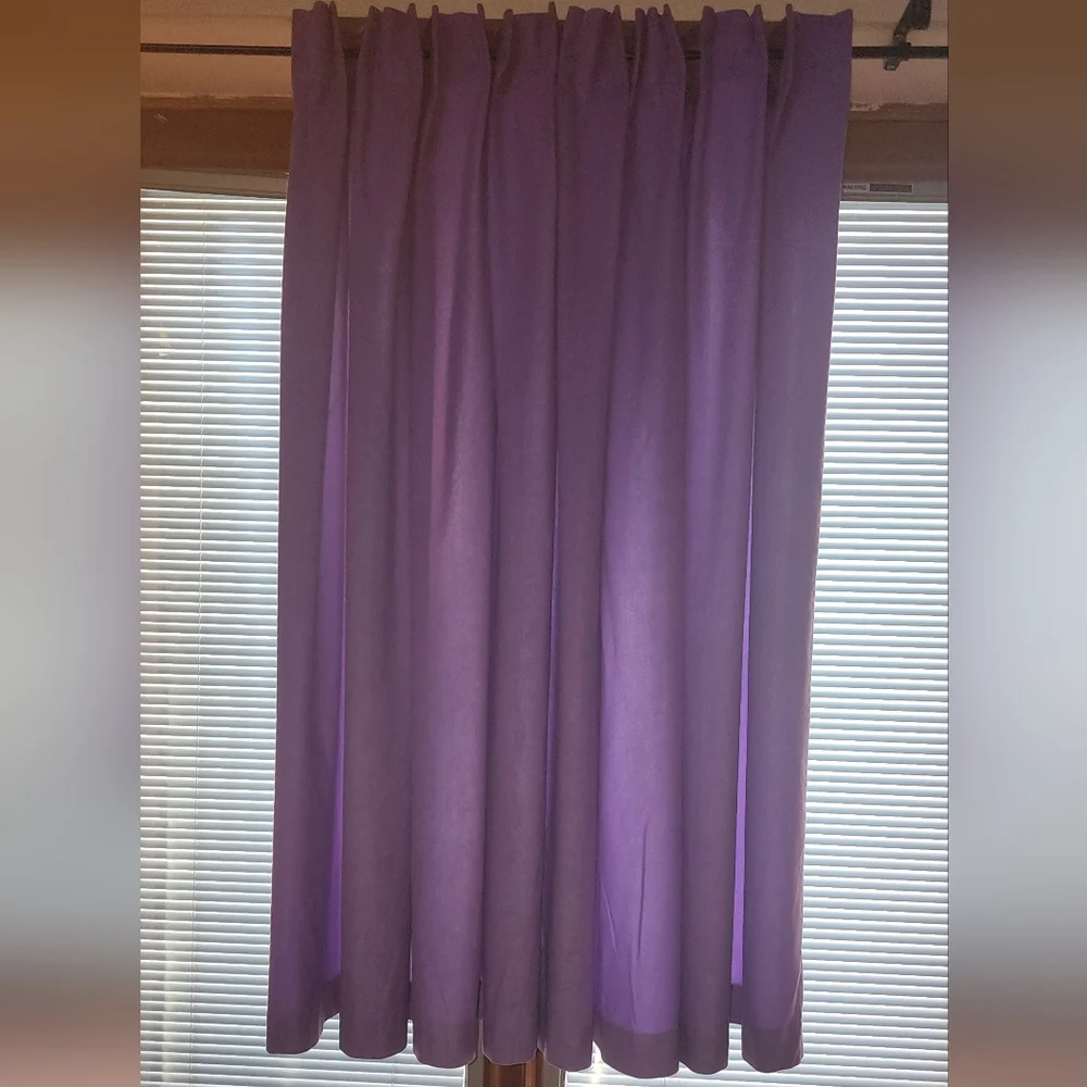 Purple Curtains - 2 panels